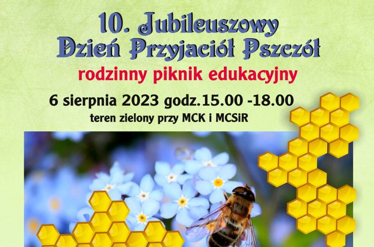 Dzień Przyjaciół Pszczół plakat 2023 — kopia