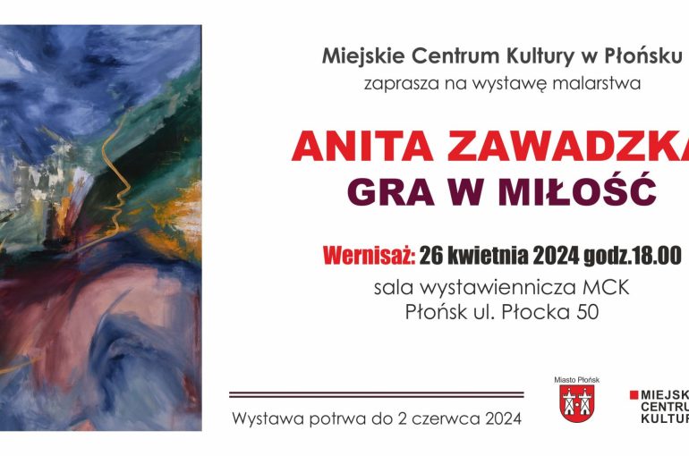 Zaproszenie malarstwo Anita Zawadzka