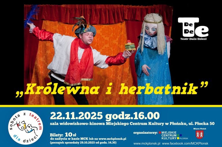 Plakat - Królewna i herbatnik